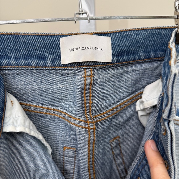 SIGNIFICANT OTHER Women's Light Blue High-Waisted Jeans ABOUT SIZE 24 - Picture 4 of 5